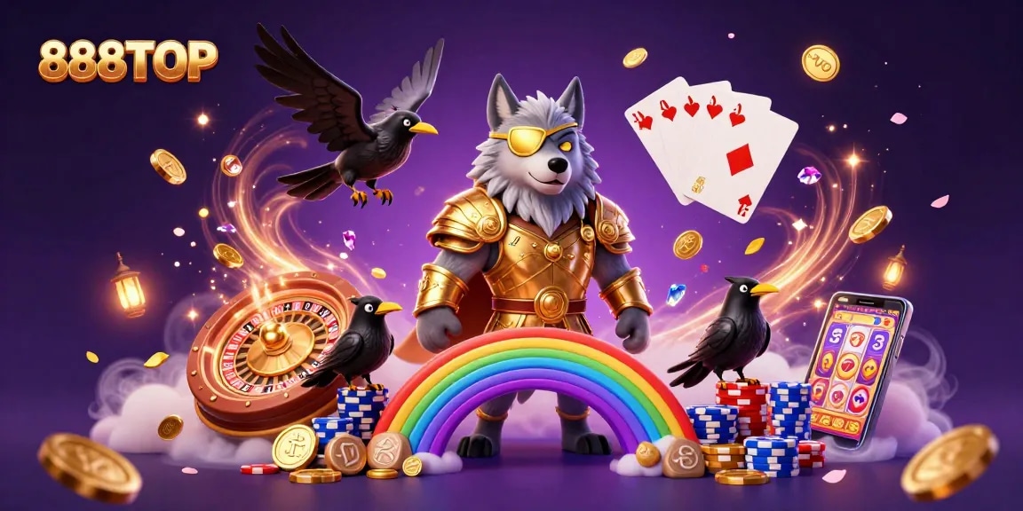 Immerse in the world of 888TOP, where Odin, ravens, and casino games unite for thrilling gameplay.
