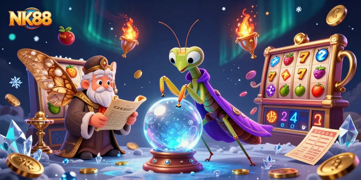 Spin the reels for big wins at NK88 with vibrant slot game characters and dynamic action.