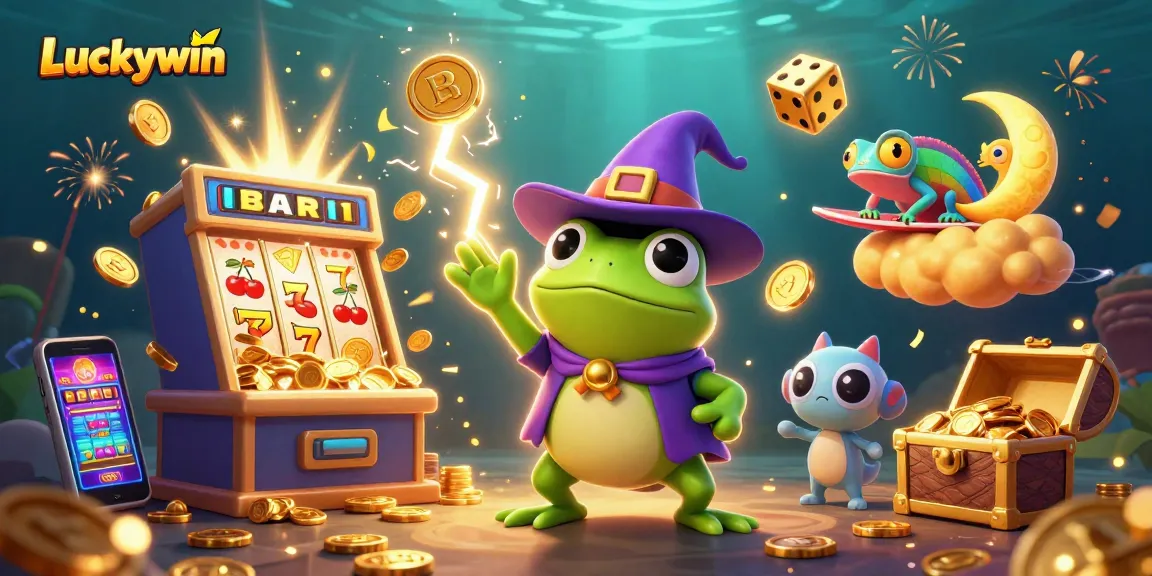 Experience winning moments at Luckywin with vibrant characters and thrilling casino elements.