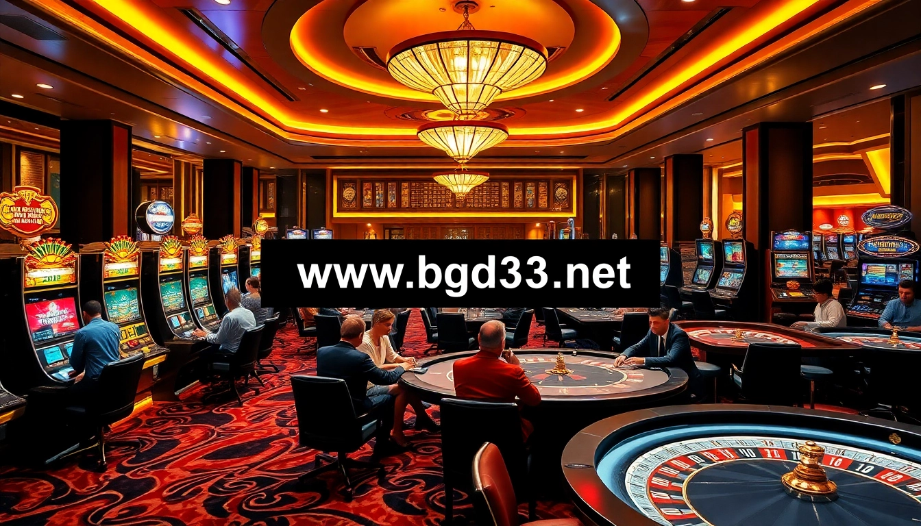 Experience thrilling gaming ambiance at www-bgd33.net with vibrant tables and diverse players.