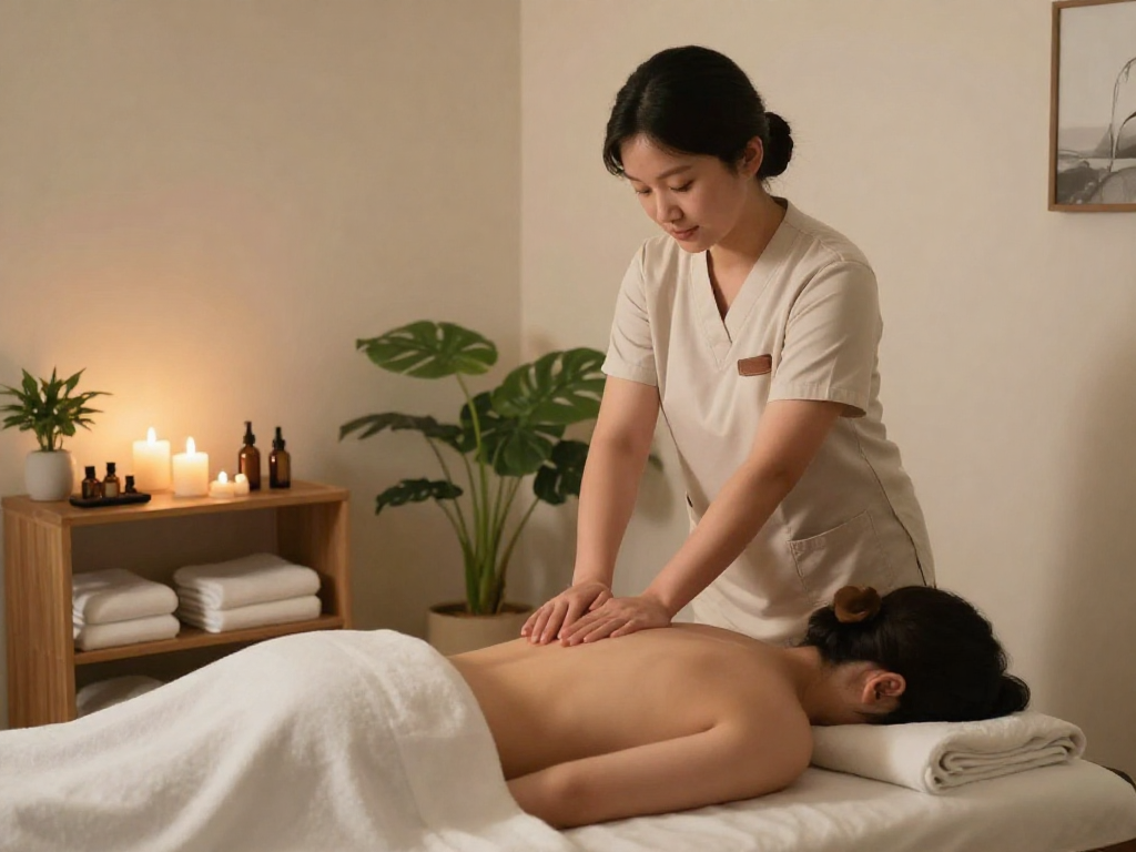 Experience 오산출장안마 with a professional massage therapist in a calming home setting.