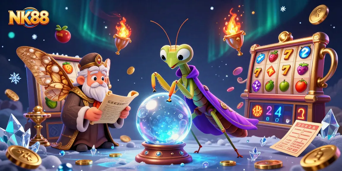 Spin the reels for big wins at NK88 with vibrant slot game characters and dynamic action.