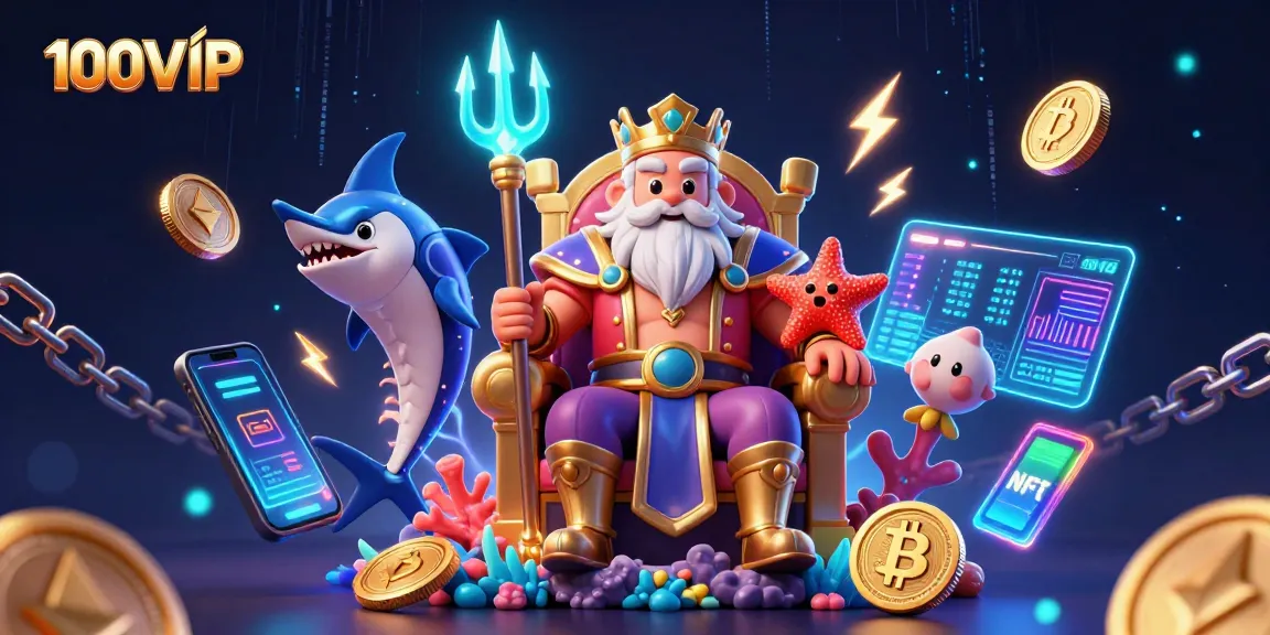 Engage in immersive gameplay with 100VIP, where crypto meets casino adventure with neon dazzles.