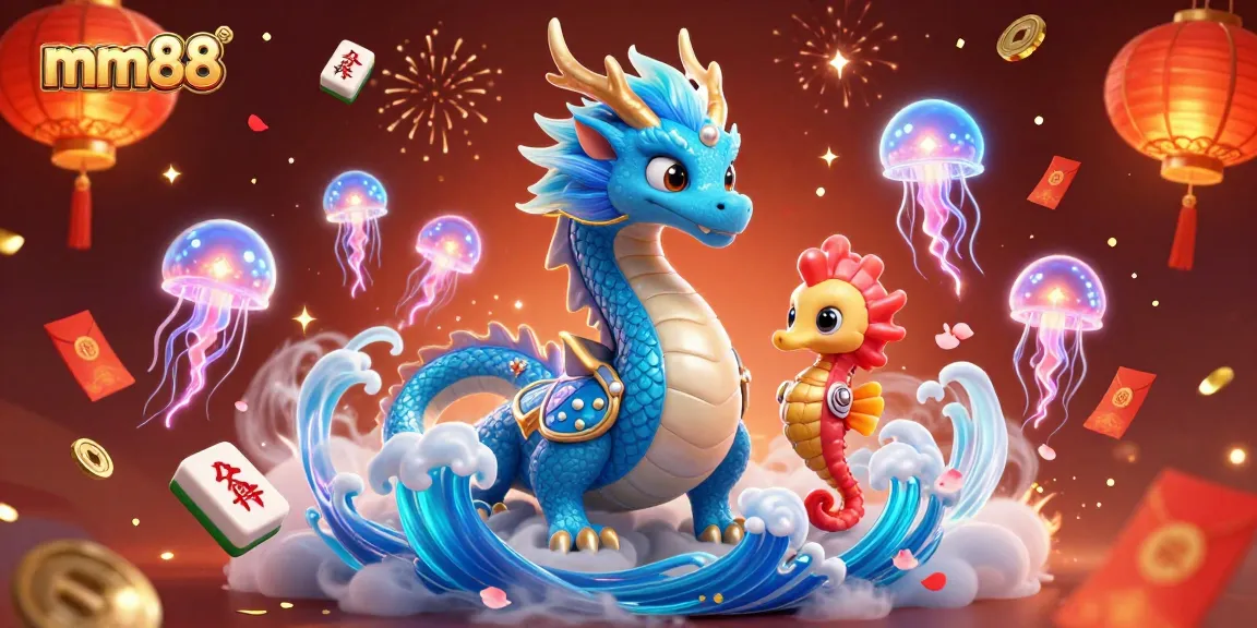 Engage with mm88 casino excitement, featuring a dynamic 3D illustration of vibrant characters and elements.