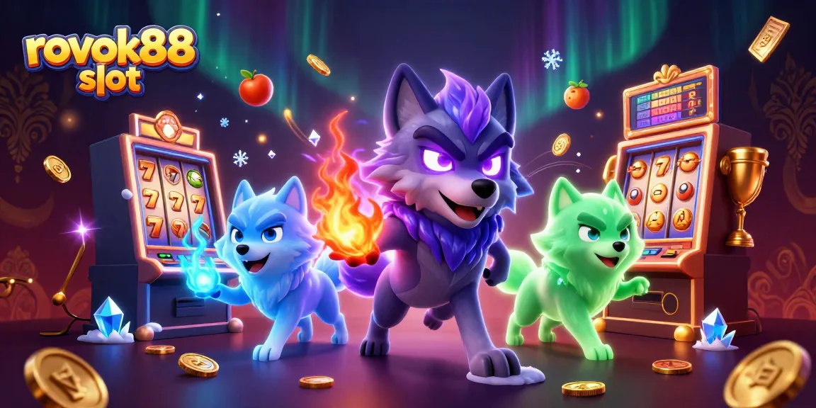 Experience thrilling gameplay at rokok88 slot with vibrant slot machines and captivating characters.