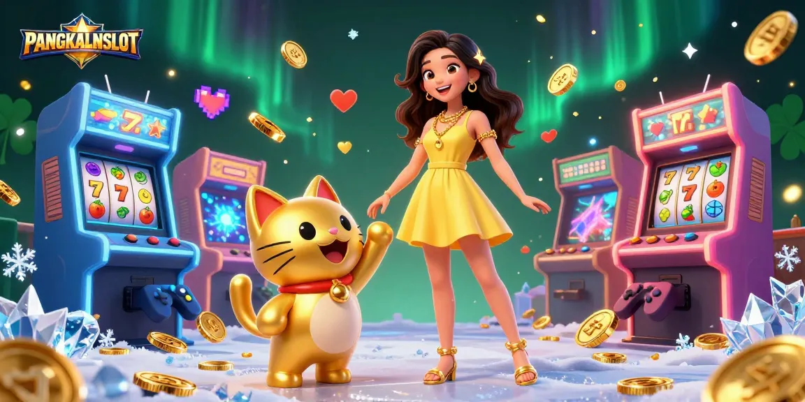 PANGKALANSLOT offers an engaging gaming experience with lucky symbols and cheerful characters.