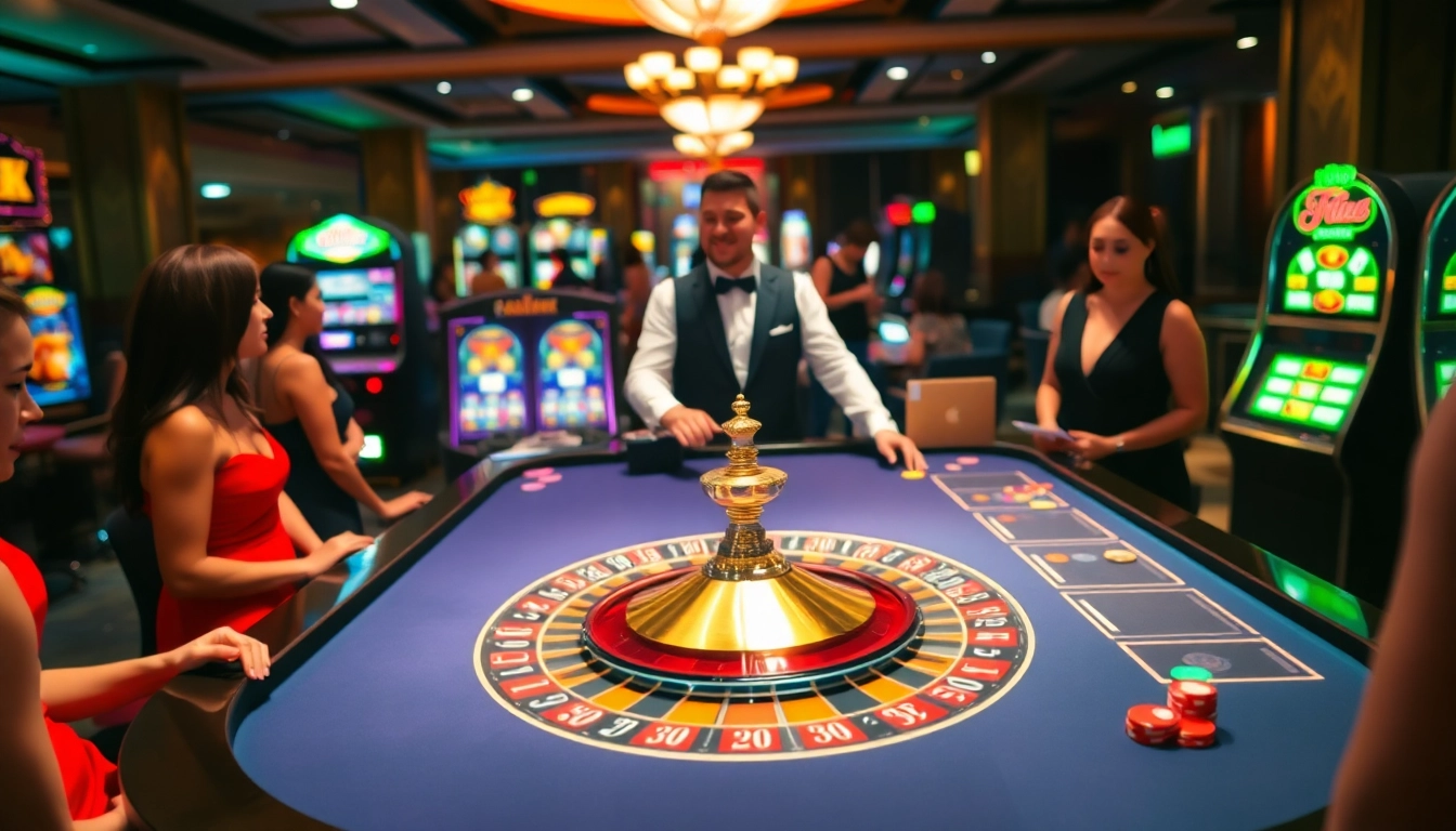 Players enjoying a live roulette game at https://mm88.observer/, showcasing the excitement of online gambling.
