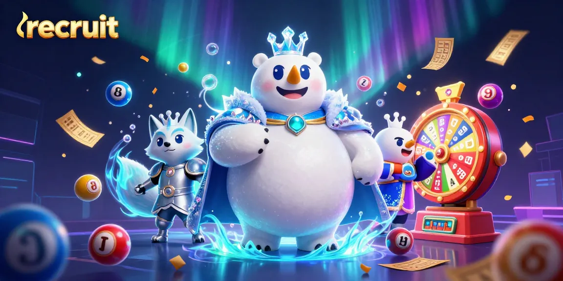 Win exciting rewards with recruit at this vibrant casino-themed illustration.