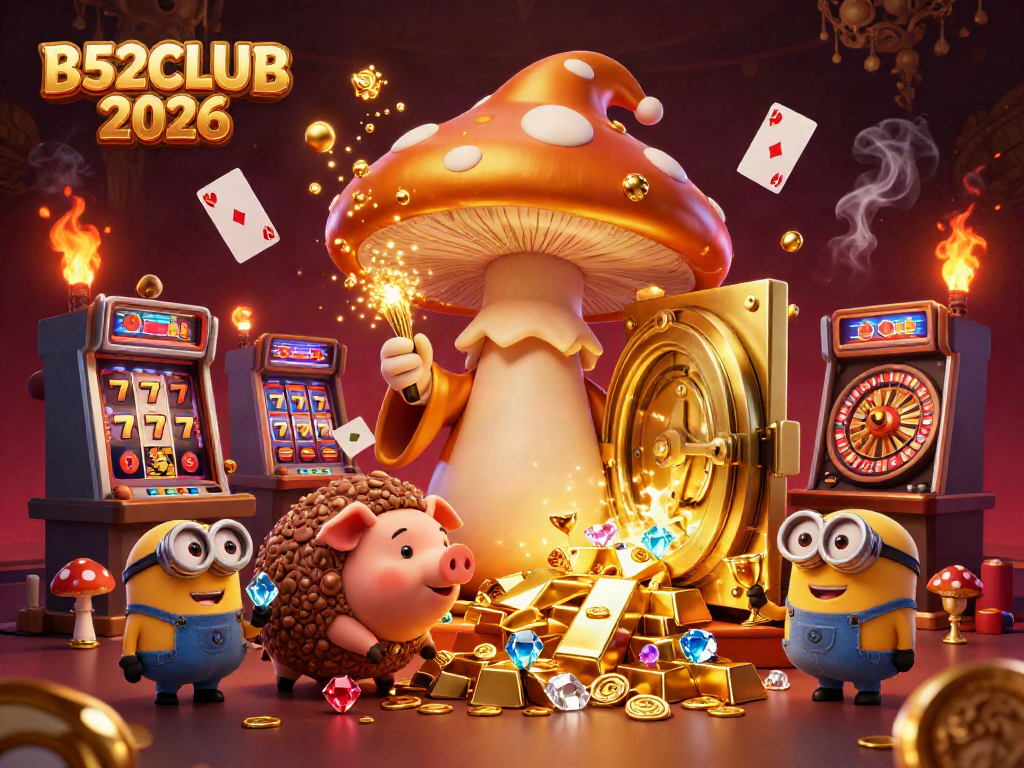 B52CLUB 2026 brings exciting treasure and gaming experiences in a vibrant casino scene.