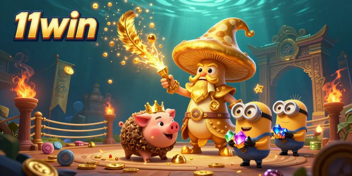 Experience winning magic adventures at 11win's golden world of fun and treasures!