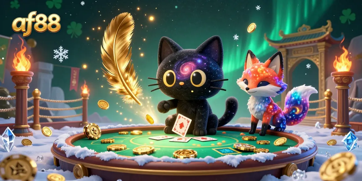 Experience the thrilling action of af88's cosmic casino with captivating characters and vibrant game elements.