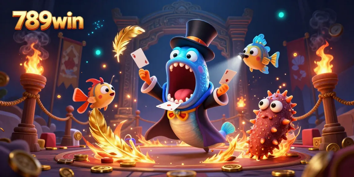 Engage in thrilling games at 789win with vibrant characters and a magical casino atmosphere.