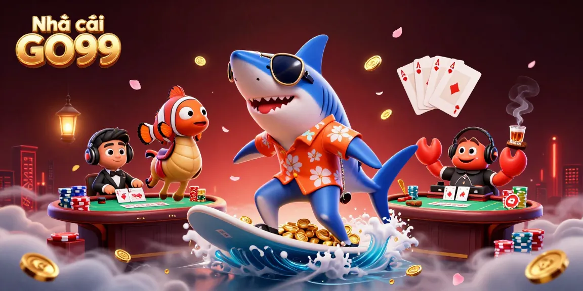Experience the thrill of Nhà cái GO99 with vibrant casino action featuring dynamic 3D characters.