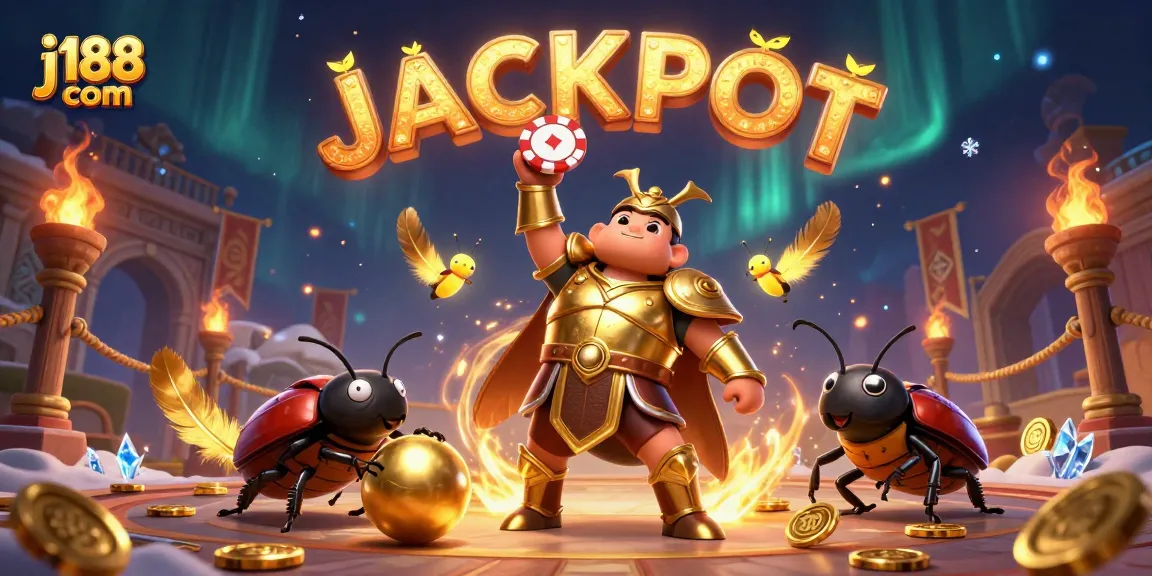 Engage with j188 com at this vibrant online casino scene featuring beetle champions.