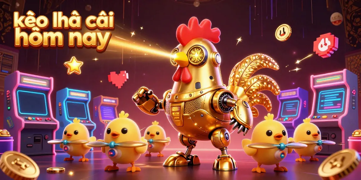 Engage with kèo nhà cái hôm nay in a vibrant, dynamic casino-themed scene filled with colorful game elements.