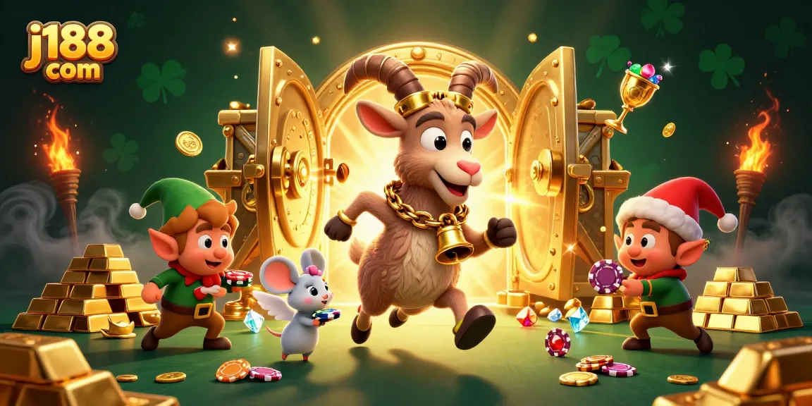 Win big at j188 com with 3D casino excitement from Krampus and elf gremlins!